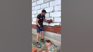 This is the Easy Way to Install Red Bricks #shorts