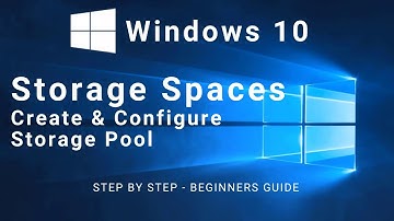 How To Configure Storage Pool and Storage Spaces in Windows 10