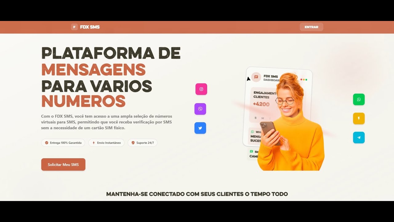 Plataforma de SMS - FDX SMS