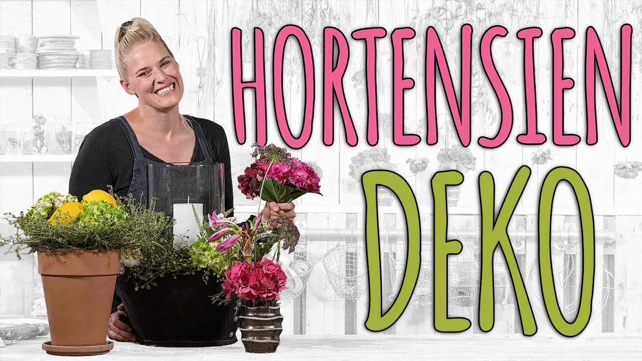 3 DEKO TIPPS MIT HORTENSIEN