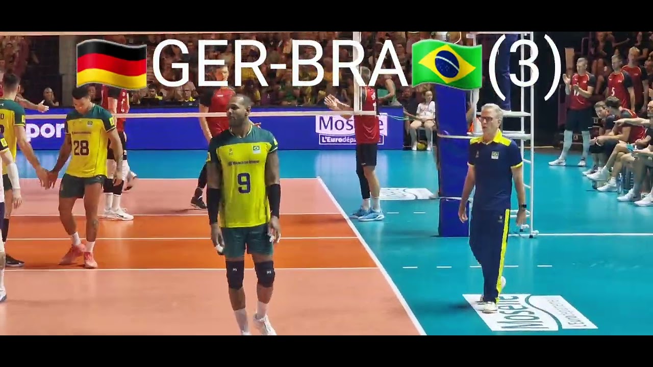 🏐🇩🇪GER-BRA🇧🇷🏐(ชาย5เเต้มสุดท้ายเซ็ต3ดิวกันอย่างเมามันส์) - YouTube
