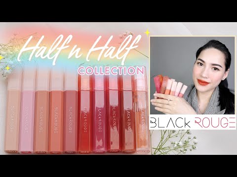 Màu Black Rouge - [REVIEW] PHIÊN BẢN MỚI NHẤT BLACK ROUGE Half N Half Collection | Chất son đẹp quá !!!