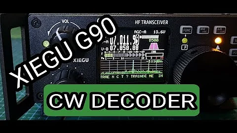 XIEGU G90 CW DECODER