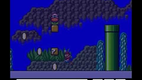 SMB3 for Super Mario All-Stars Custom Level #460 - Watery Hijinx