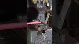 power hammer forging #blacksmith #forging #hot