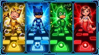 Catboy vs Owlette vs Gekko vs Mermaid - Tiles Hop EDM Rush! 🚀💨 screenshot 4