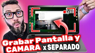 ✅ Como GRABAR Pantala de tu PC o LAPTOP  y WEBCAM (por SEPARADO) | Curso Curso #filmora13 #2 by La Mano Tecno  2,935 views 1 month ago 8 minutes, 53 seconds