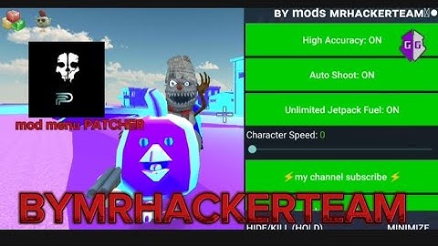 Mod menu 4.3.05 Chicken gun by MR HACKER TEAM mod menu PATCHER app