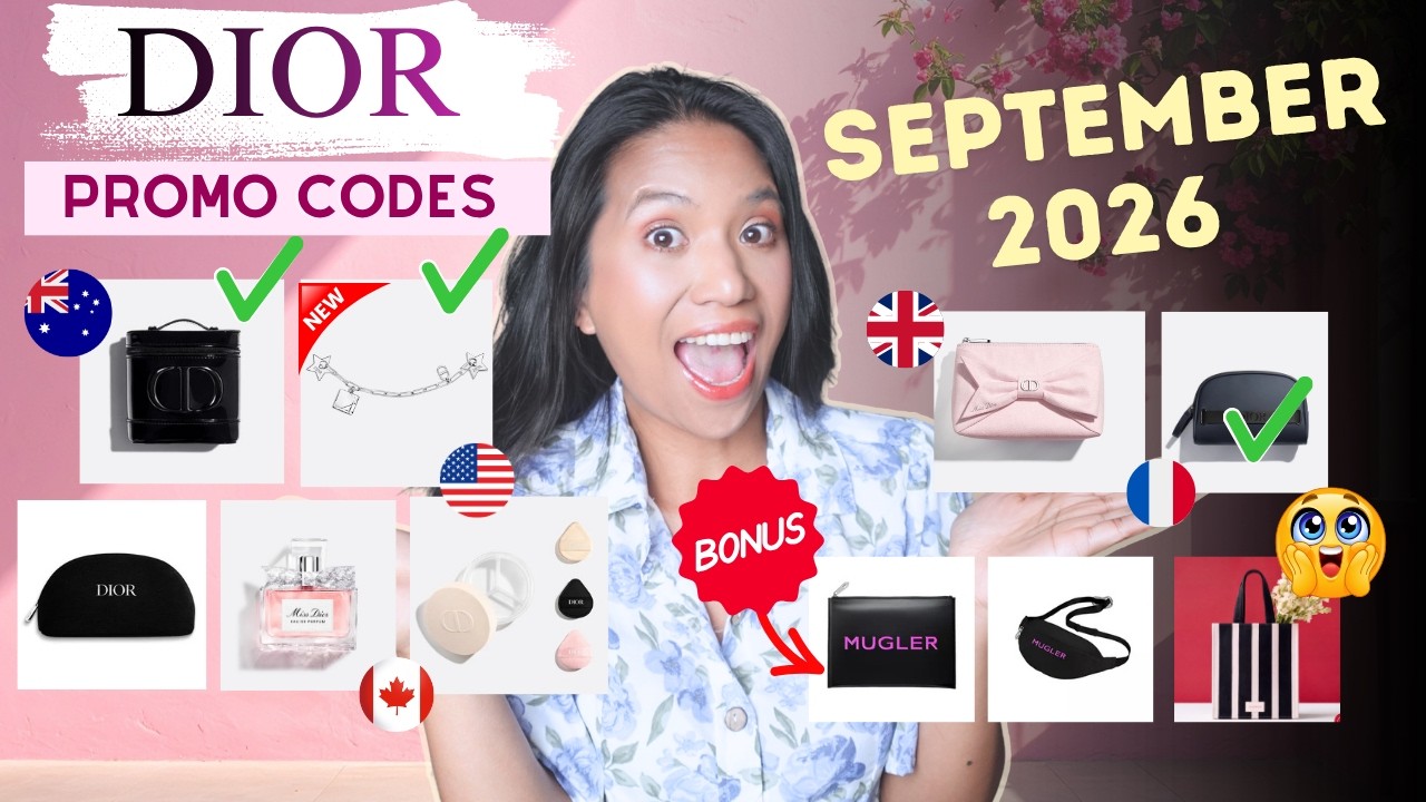 Dior Beauty Promo Codes September 😱 US, Canada, UK, France, Australia | Artsy Momsy