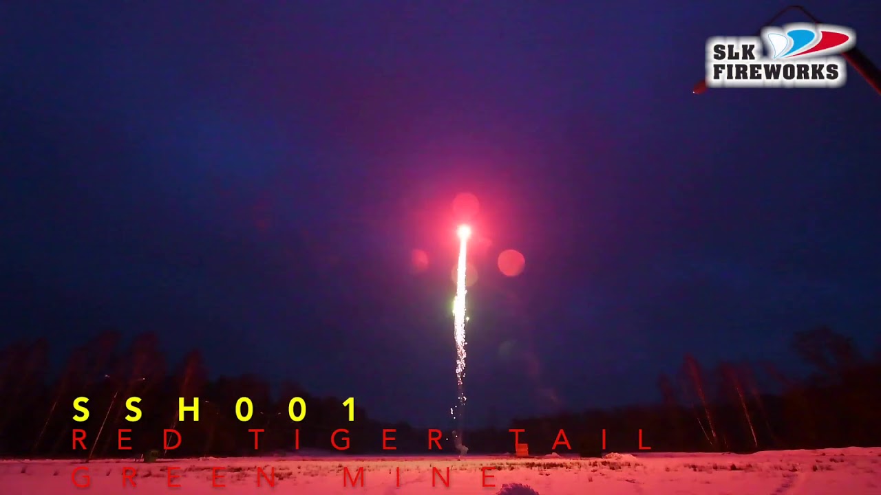 SSH 001  1,2  Red tiger tail green mine  YA  100 1