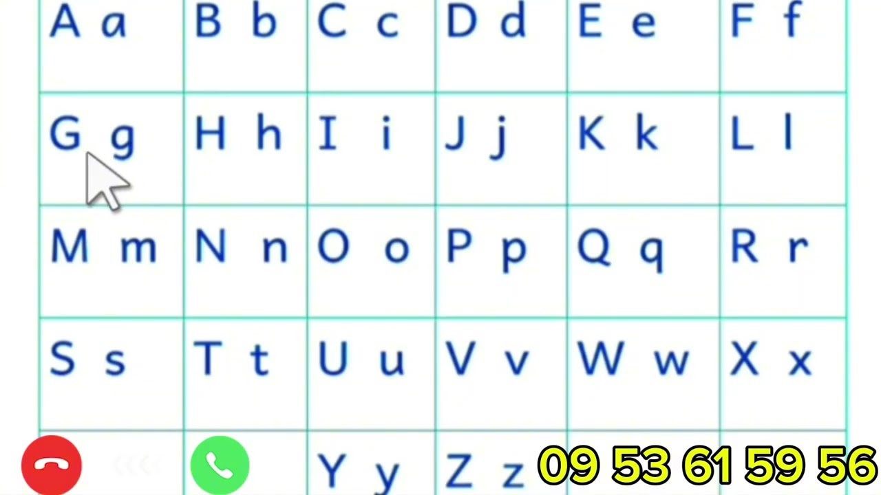 Capital and small letters in english alphabet