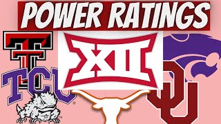 2023 BIG 12 Power Ratings