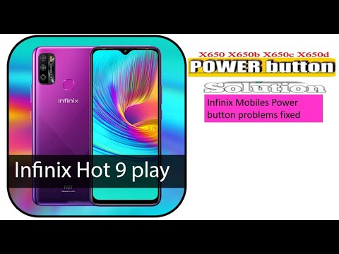 Infinix Hot 9 Power button problems| fixed Repairing faulty - YouTube