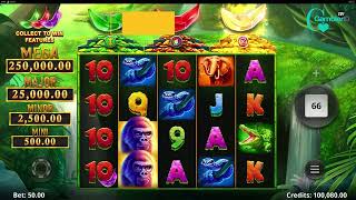 Action Boost Gorilla Gems by Spin Play Games Video Review | GamblerID screenshot 4