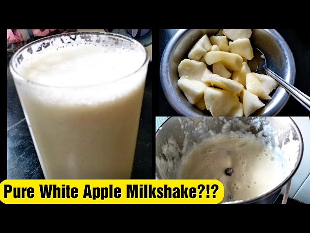 Apple Milkshake Recipe - Milky White Trick Included - Apple Juice in Tamil - ஆப்பிள் ஜூஸ் | Food Tamil - Samayal & Vlogs
