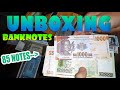 UNBOXING 85 World Paper Money Banknotes 2019