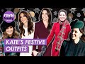 All of Kate Middleton&#39;s Most Stunning Christmas Outfits So Far