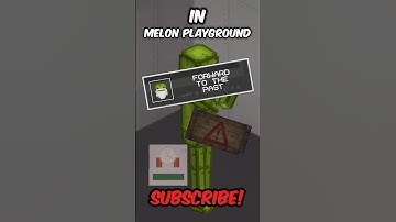 How To Get The Forward To The Past Achievement In Melon Playground 👨‍🦳👴#melonplaygroud #melon