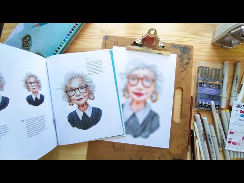 Рисую портрет маркерами по книге Леры Кирьяковой! | Portrait markers | Create a dream