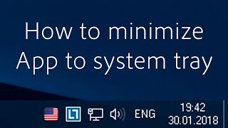 How to minimize application to system tray and use notifyIcon C# Windows Forms