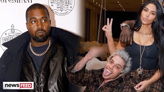 Kanye West DRAMA Making Kim Kardashian \& Pete Davidson Become Closer?!
