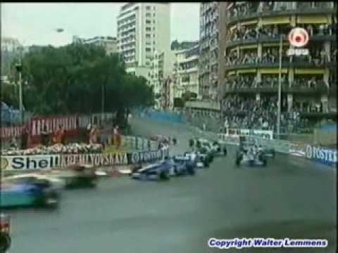 Monaco 1996 - Verstappen Crashes Out