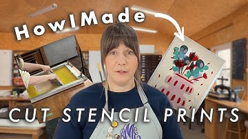 Screenprinting with Cut Stencils: Why It’s Harder Than You Think | Art Vlog