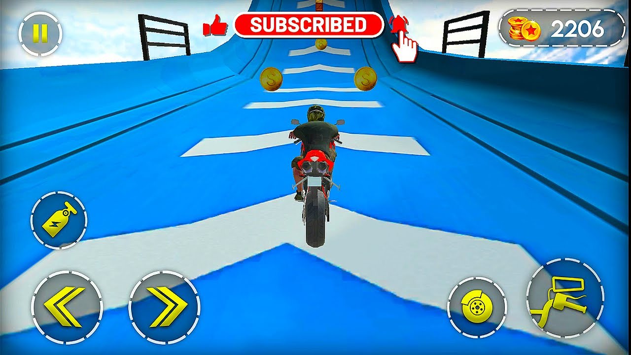 Extreme Bike Stunt Motorcycle Racing Games 2021 / Motor Bike Games / Android GamePlay