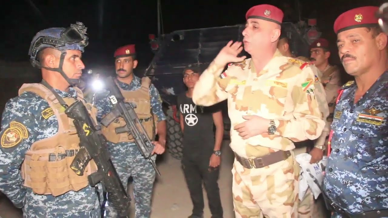 خاف تطك عبـ❌ـوة وتموت سيدي الي يريد يصير خلي يصير✌️القائد علي الفريجي يتفقد قطاعات الشرطة الاتحادية