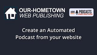 Automatically create podcast episodes from your articles!