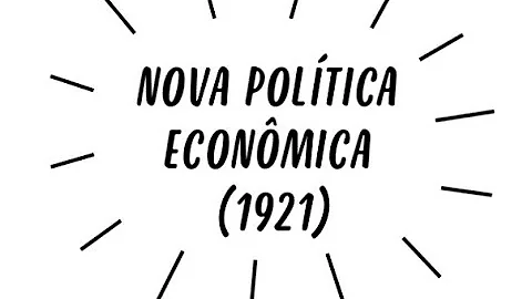 Em que consiste a nova política econômica?