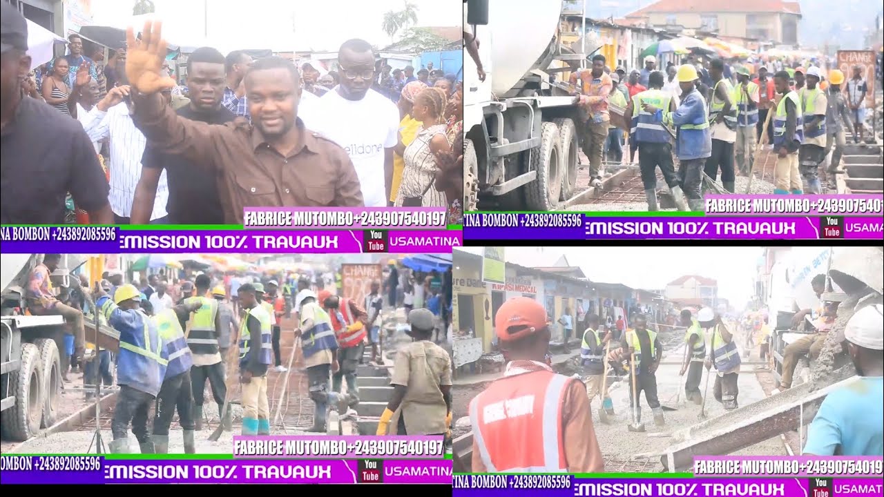 100%TRAVAUX BY PASS LUMUMBA VERS KIANZA POUR LA PREMIÈRE FOIS APRÈS 1960 DANS LA COMMUNE DE NGABA