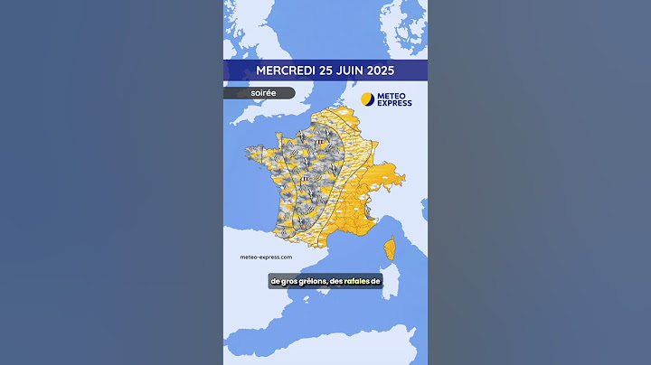 Weather from Wednesday 25 to Friday 27 June 2025