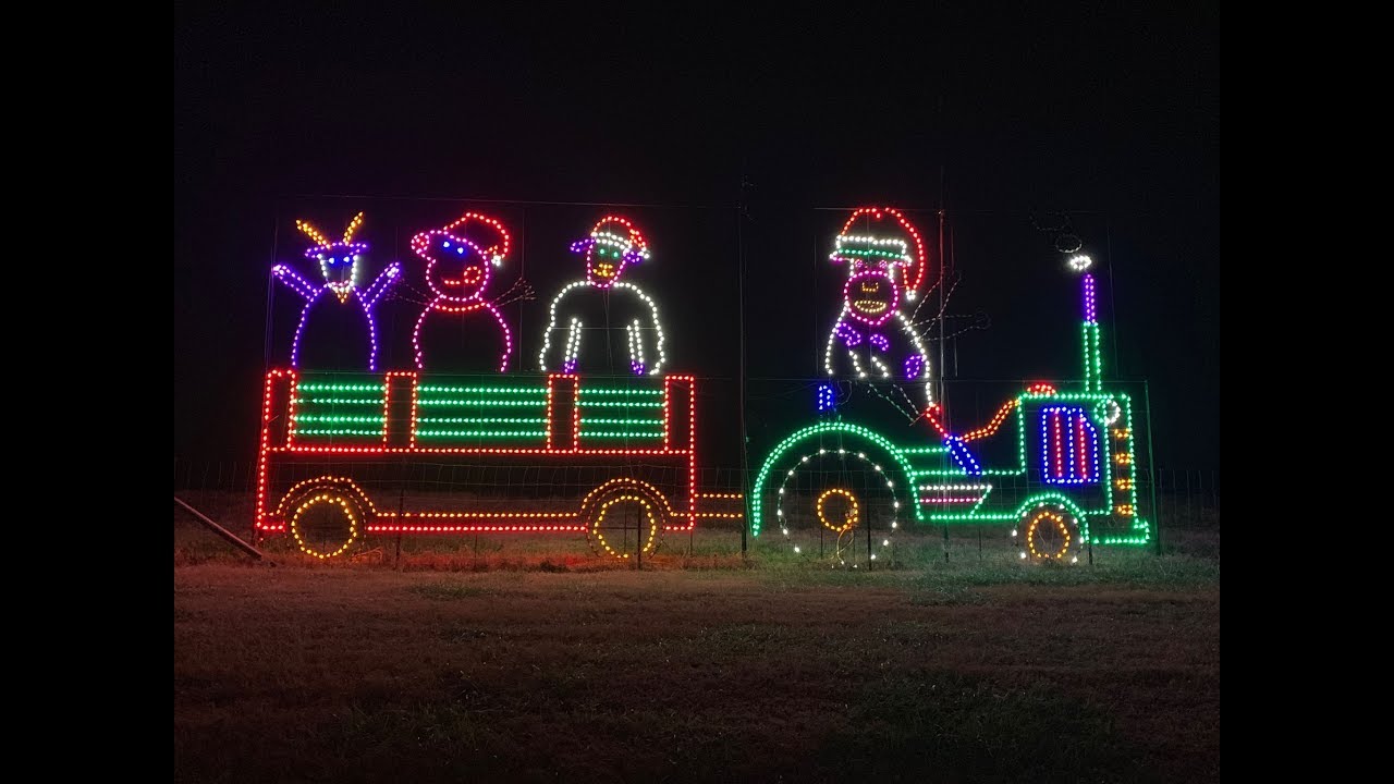 Christmas Lights on the Farm YouTube