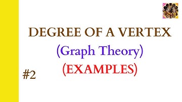 2. Degree of a vertex  in graph theory || Undirected graph || Adjacent Vertices || Incident Edge