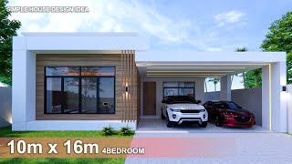 Simple House | House design idea |  10m x 16m (160sqm) | 4 Bedrooms screenshot 5