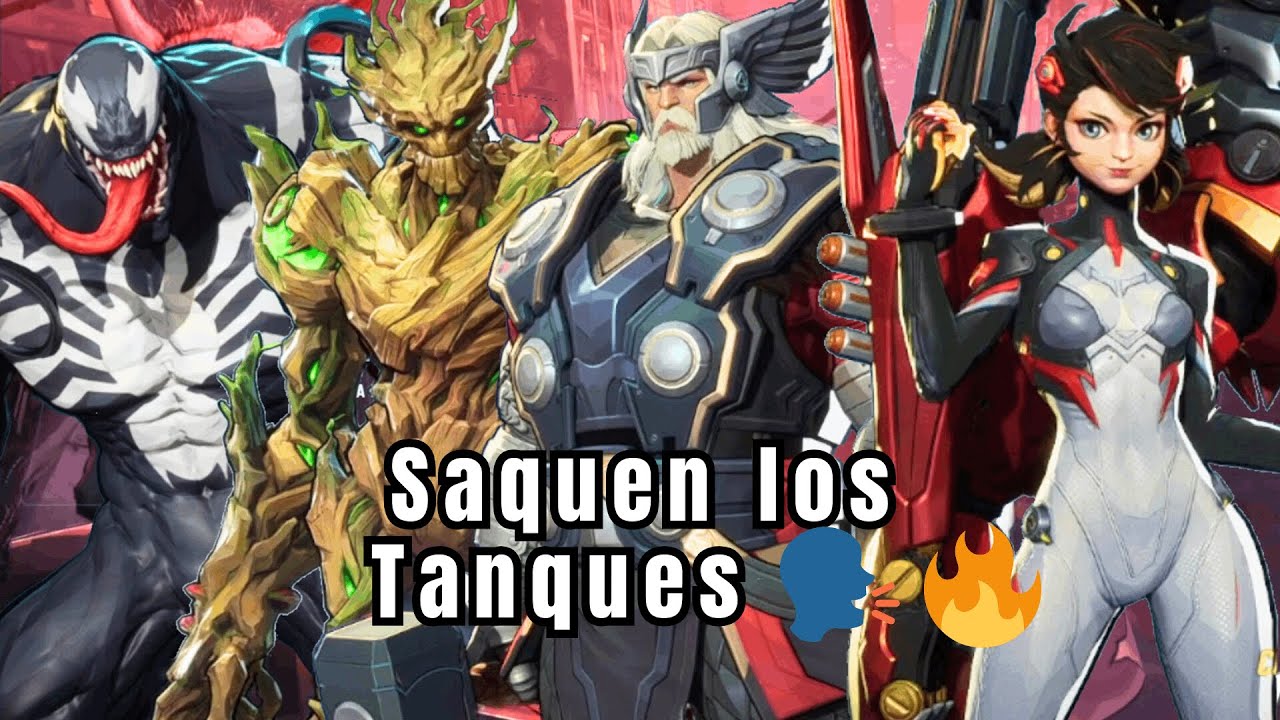 Tanques Marvel Rivals Pt-2 Primera vez jugando Marvel Rivals con todos los tanques - YouTube