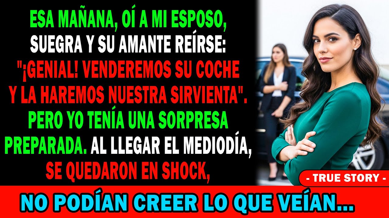 😏Mi Malvado Esposo Y Suegra Van A Vender Mi Coche Por Su Amante🚗😡 Pero Tengo Un Plan Sorpresa...🤫