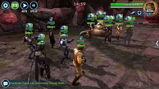 bounty hunter team vs jabba the hutt team #starwars