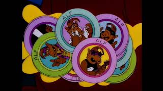 The Simpsons - Remember Alf? He's Back, In Pog Form.