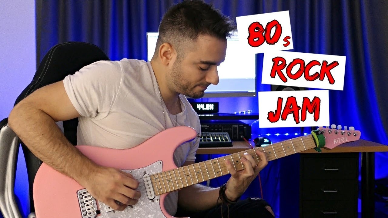 80s Rock Jam with my Kiesel Delos