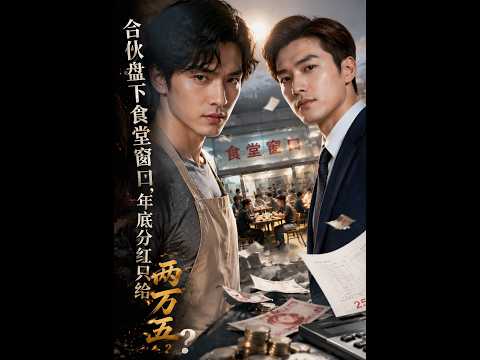 💥【一口气看完】《合伙盘下食堂窗口，年底分红只给两万五？》合伙创业惨遭堂弟吞钱羞辱，他摆摊逆袭打造餐饮帝国！#短剧 #AI短剧 #drama #爽剧 #鲨鱼先生🦈