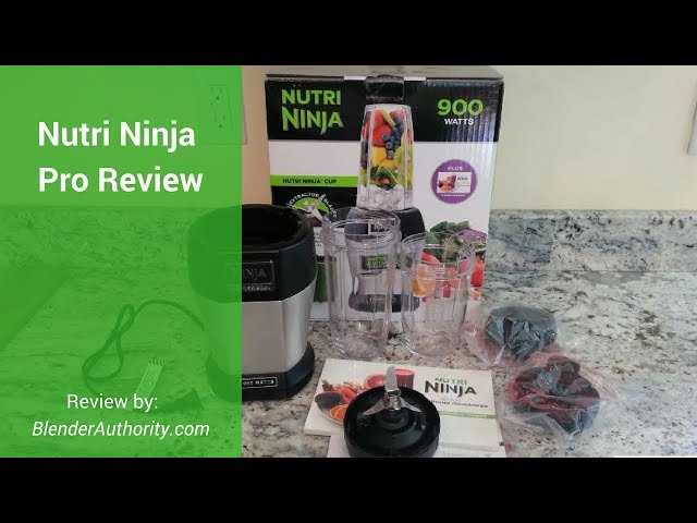 Ninja Pro Edge BL456 Blender - 900 W - Black/Silver