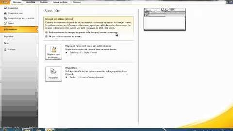 [Outlook] Redimensionner les images jointes