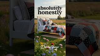 Wild One Patch Quilt Review Song | Cozy Farmhouse Bedding, Bee Pillow &amp; Rustic Patchwork Home Decor
