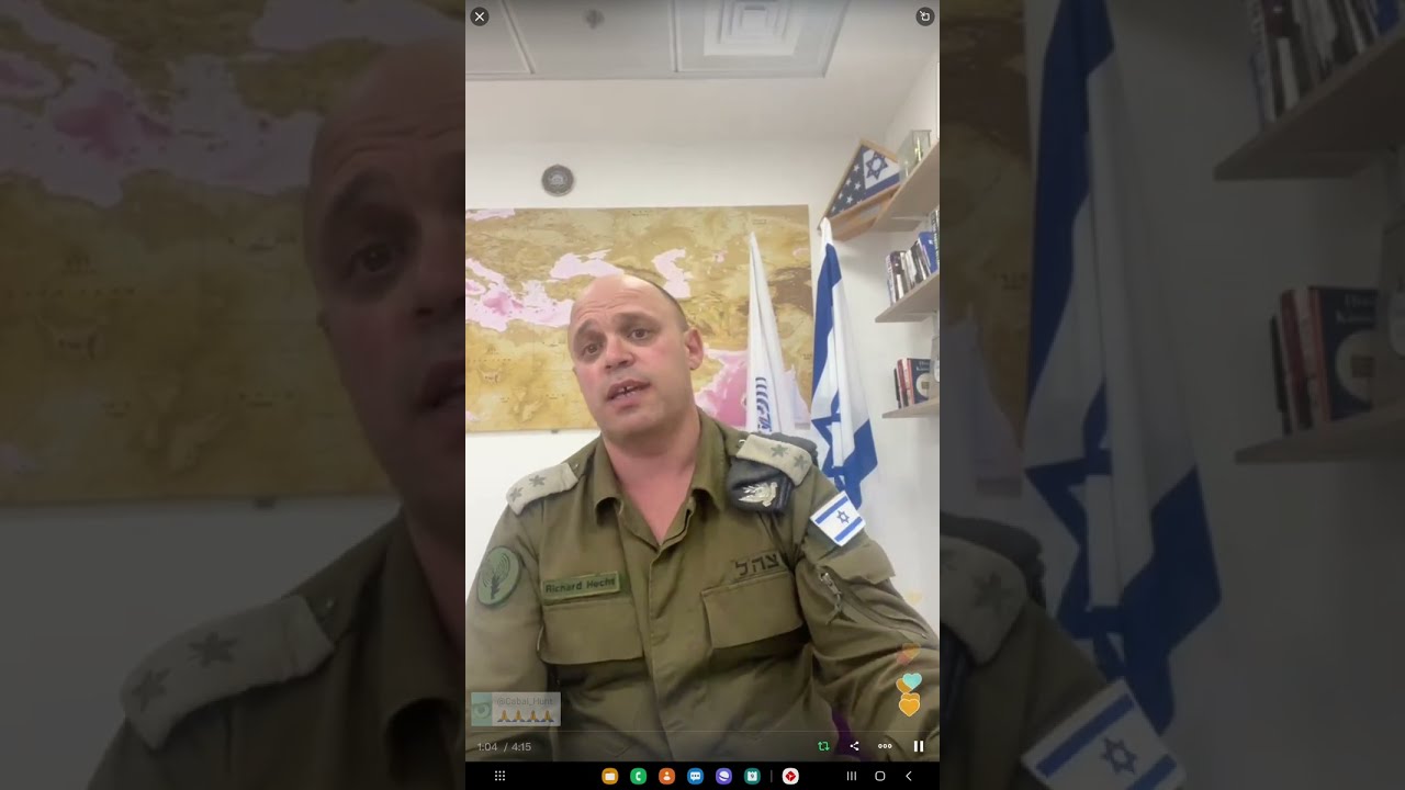 Operational update with IDF International Spokesperson Lt. Col. Richard Hecht 