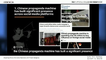 ［CB20］Dissecting China’s Information Operations with Threat Intelligence