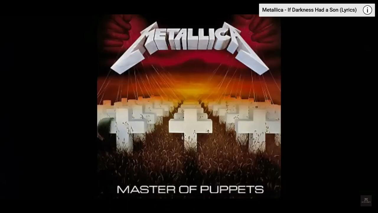Metallica Master Of Puppets (Lyrics) YouTube