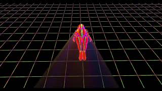 VJ LOOP 4K | ANIMATION | 3D | A Human Flying Free 2 Motion Graphics Visuals for Live Shows & DJ Set