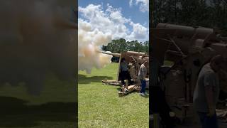 Flak 37 88mm firing @WW2Armor #tank #flak #ww2 #wwii #reenactment #military #history #cannon #war